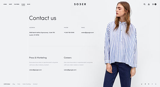 Contact Us v2 page