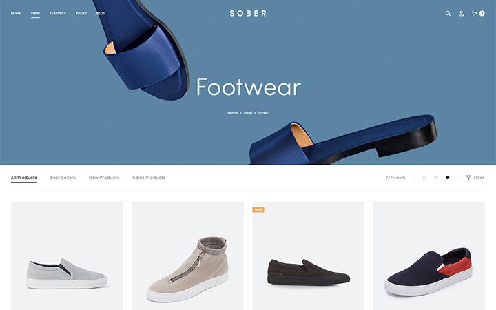 Large shop page