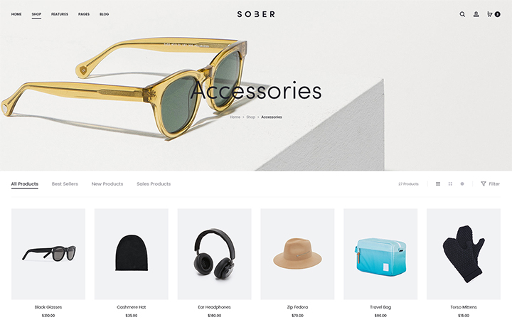 Small shop page